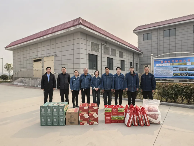 索凌电气新春慰问送关怀，节前安全督导保平安